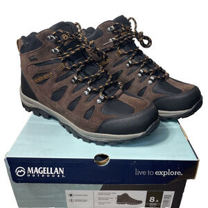 NEW Magellan Elevation 2.0 MID - Mens 8.5 - Hiking Boots Trail Shoes - Brown